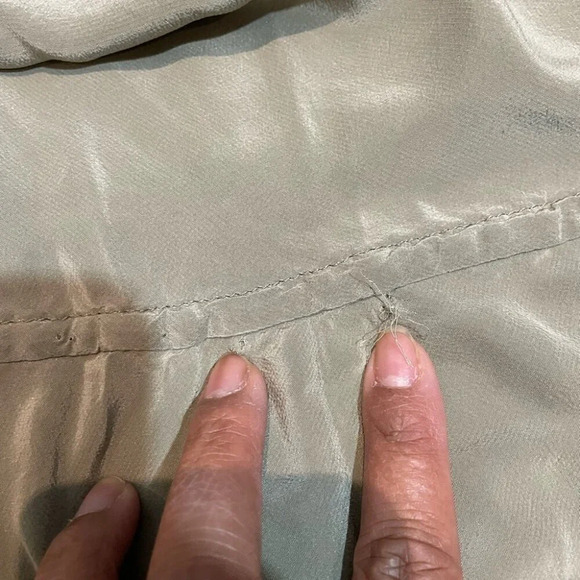 Aritzia Wilfred Silk Dress Green Size Medium - Picture 5 of 6